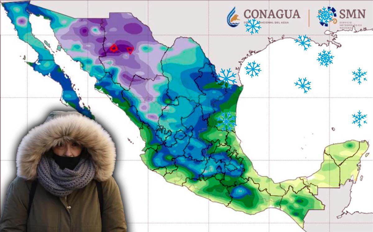 Frente frío 8 podría dejar nevadas y lluvia engelante en Chihuahua - El  Heraldo de Chihuahua