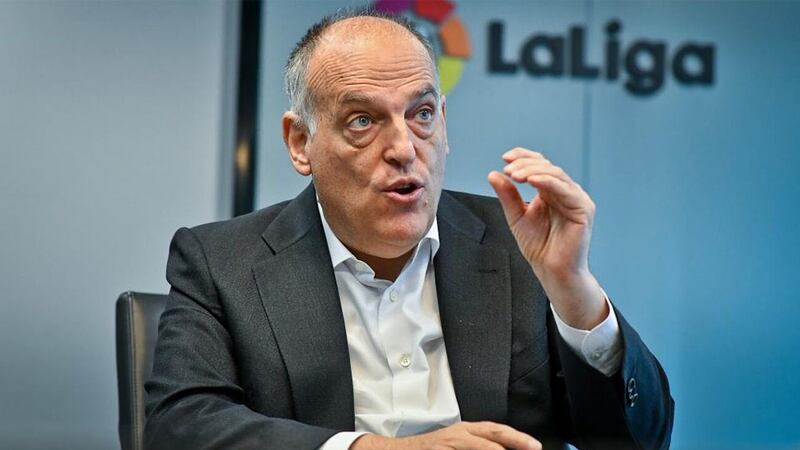 Javier Tebas aseguró que el PSG es igual de peligroso que la Superliga.