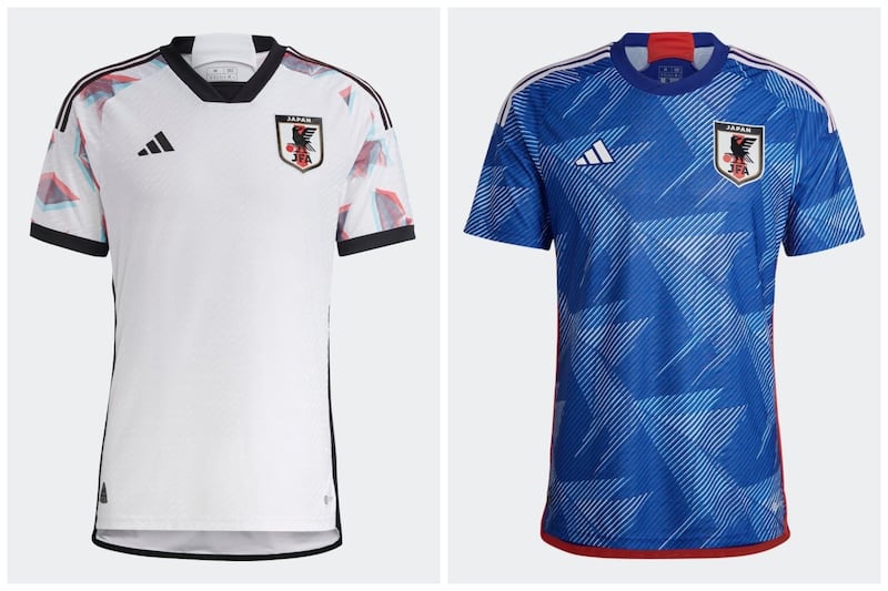 Estos serán los diseños de las playeras de Japón para Qatar 2022